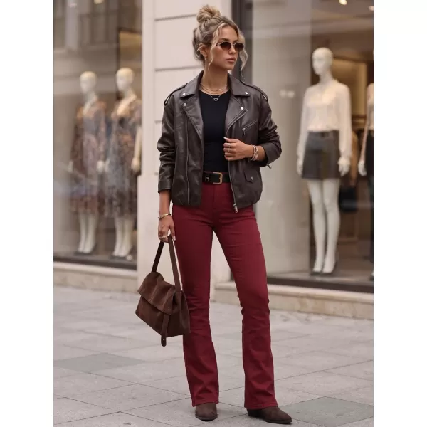  Dámské kalhoty DSTREET UY3111 BORDO 