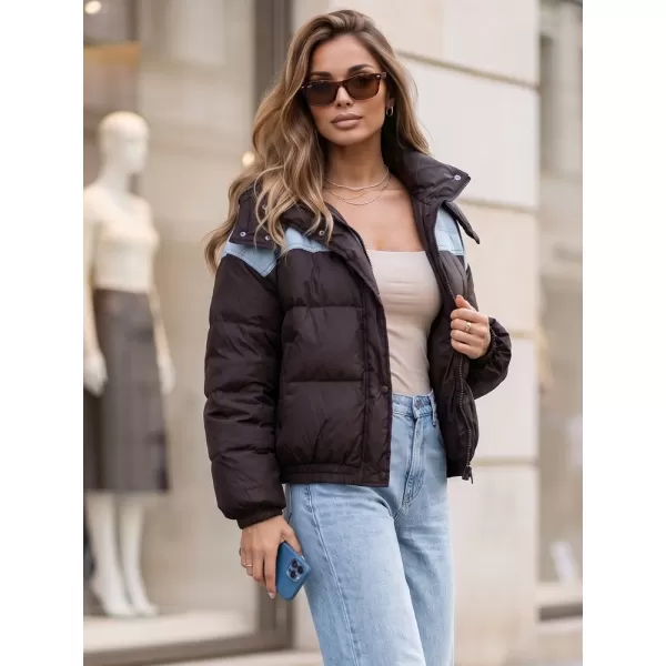  Dámská bunda DSTREET TY6088 HNĚDÁ 