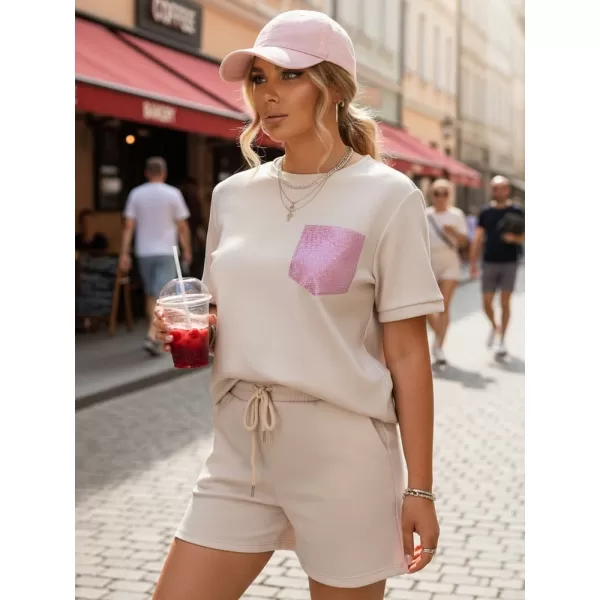  Dámské soupravy DSTREET AY1187 BÉŽOVÁ 