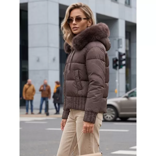  Dámská bunda DSTREET TY5831 HNĚDÁ 