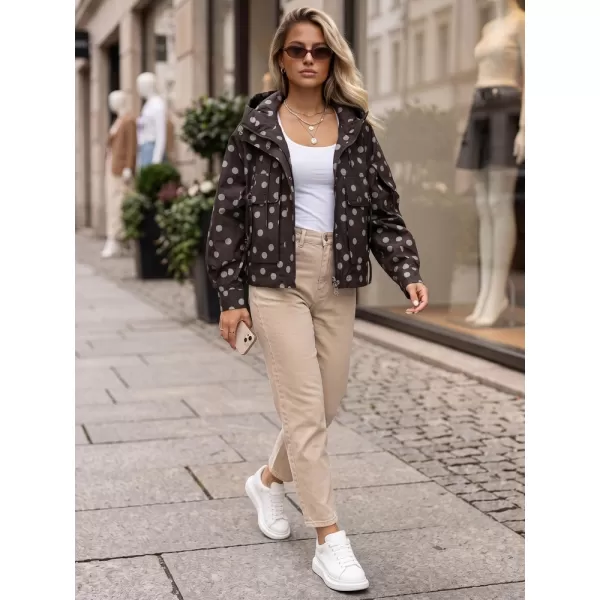 Dámská bunda DSTREET TY6036 HNĚDÁ 