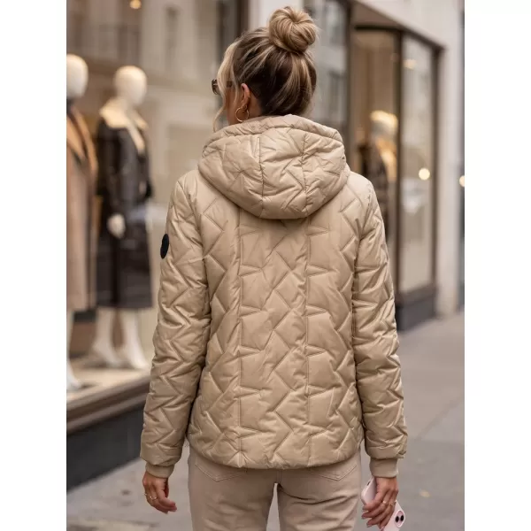  Dámská bunda DSTREET TY5780 KARAMELOVÁ 