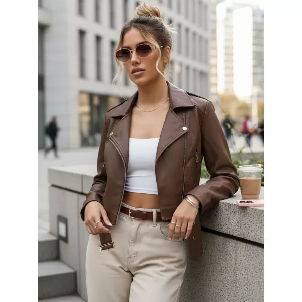  Dámská bunda DSTREET TY5672 HNĚDÁ 