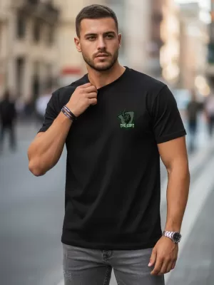 Pásnké triko DSTREET NX0153R-BK ČERNÁ