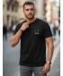 Pásnké triko DSTREET NX0153R-BK ČERNÁ