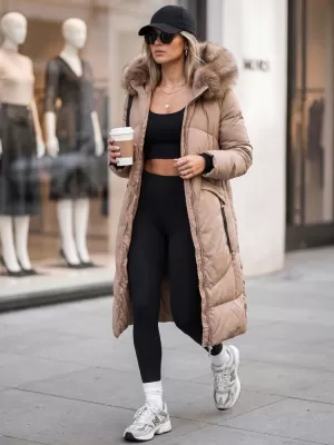Dámská bunda DSTREET1 TY5357 KHAKI