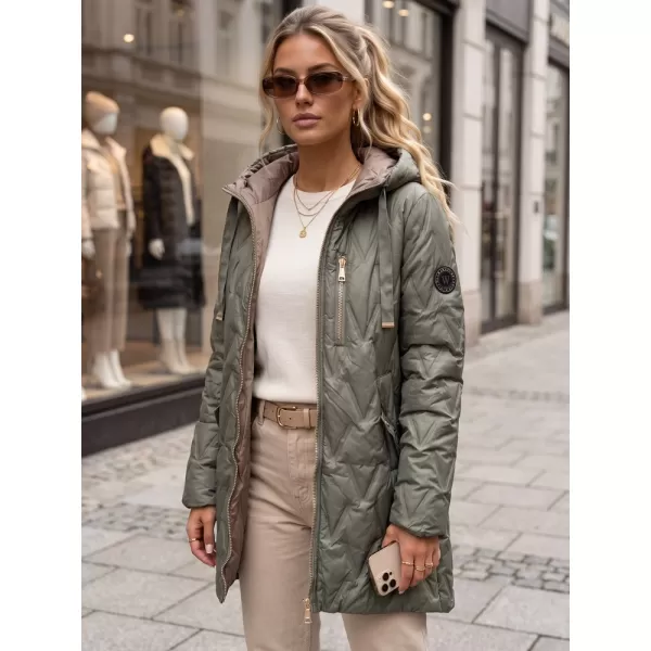  Dámská bunda DSTREET TY5770 ZELENÁ 