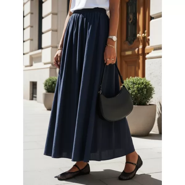  Dámská sukně DSTREET CY0451 TMAVĚ MODRÁ 