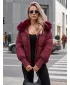Dámská bunda DSTREET TY5817 BORDOVÁ