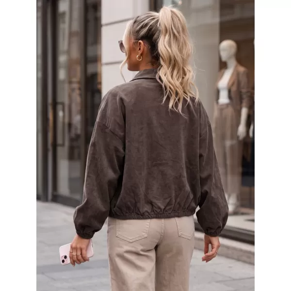  Dámská bunda DSTREET TY6052 HNĚDÁ 