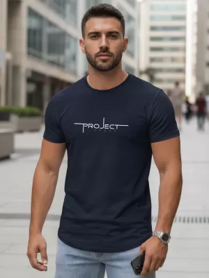 Pánské triko DSTREET NX5127R-NY TMAVĚ MODRÁ