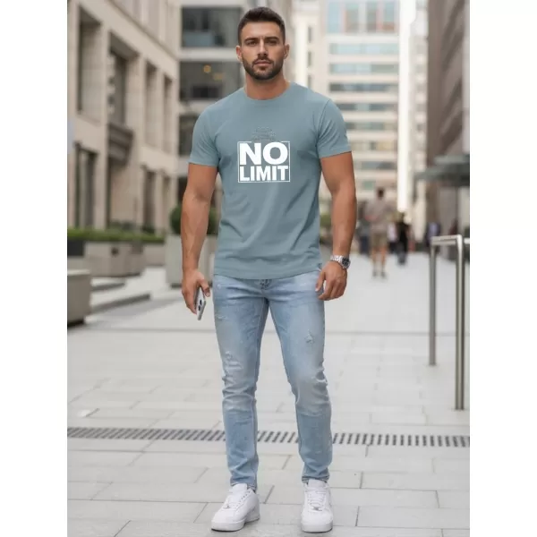  Pásnké triko DSTREET NX0129R-SB MODRÁ 