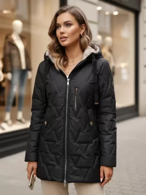 Dámská bunda DSTREET TY5768 ČERNÁ