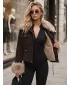 Dámská bunda DSTREET TY5704 HNĚDÁ