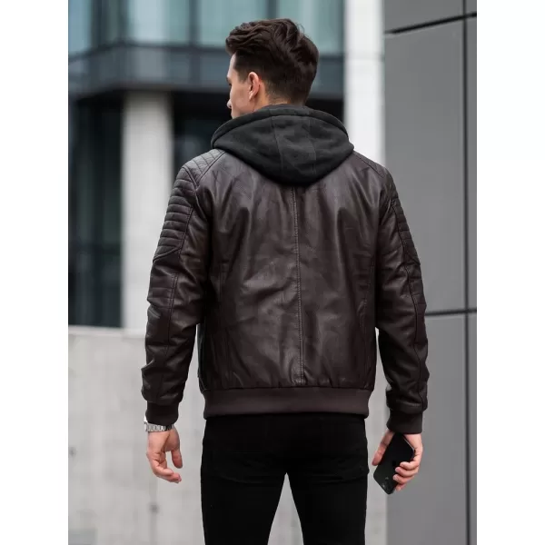  Pánská bunda DSTREET TX5140 HNĚDÁ 