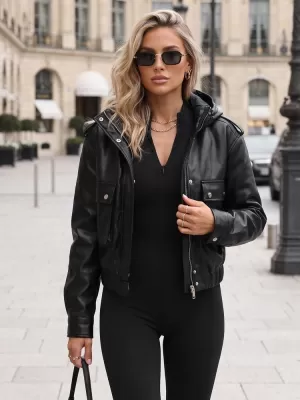Dámská bunda DSTREET TY5876 ČERNÁ