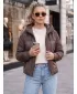 Dámská bunda DSTREET TY6092 HNĚDÁ