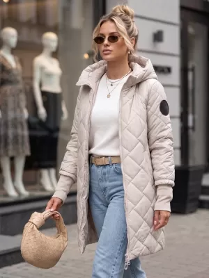 Dámská bunda DSTREET TY5864 SVĚTLE ŠEDÁ