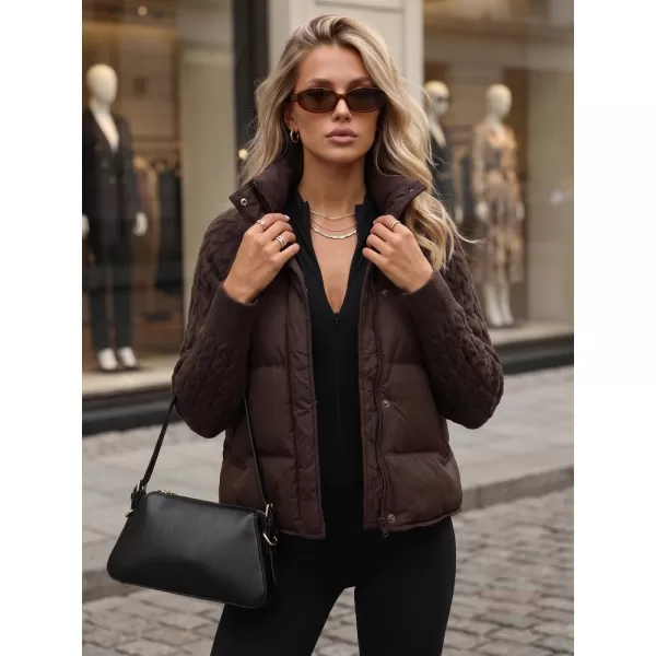 Dámská bunda DSTREET TY5931 HNĚDÁ 