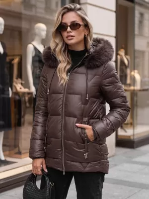 Dámská bunda DSTREET TY5758 FIALOVÁ