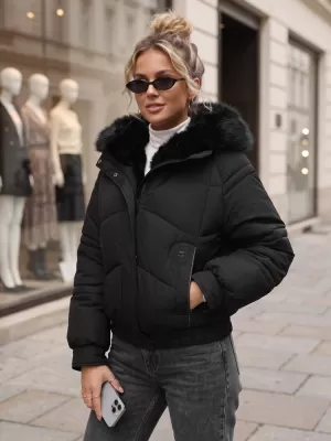 Dámská bunda DSTREET TY6007 ČERNÁ