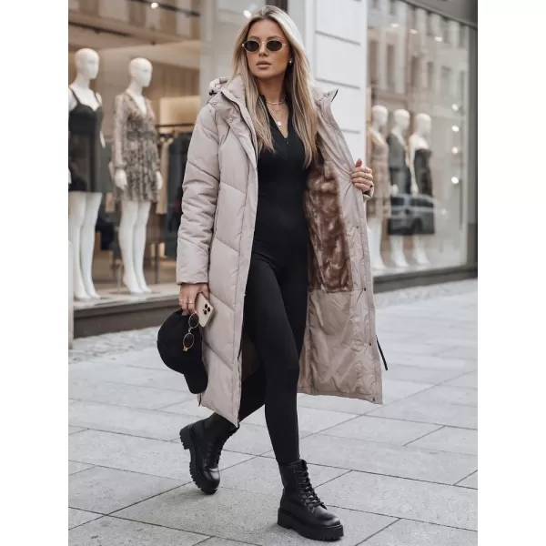  Dámská bunda DSTREET TY5430 BÉŽOVÁ 