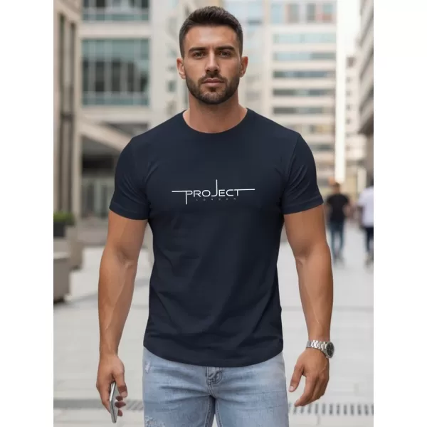  Pánské triko DSTREET NX5127R-NY TMAVĚ MODRÁ 