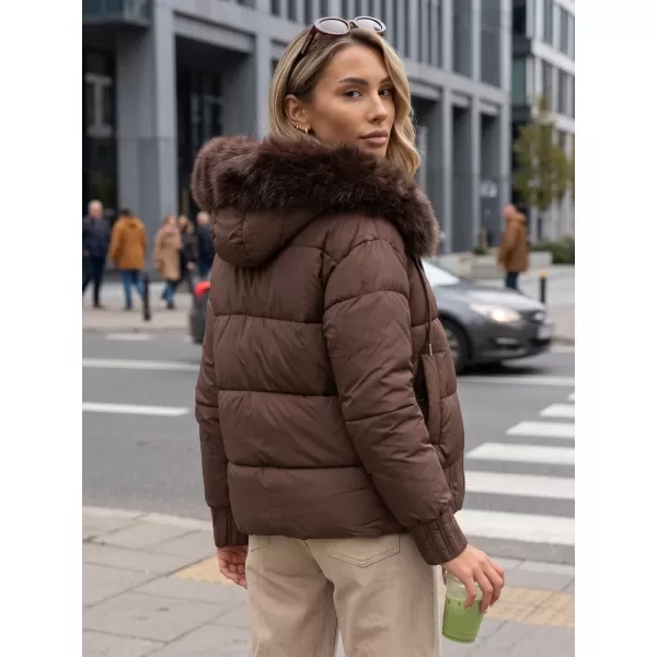  Dámská bunda DSTREET TY5829 HNĚDÁ 