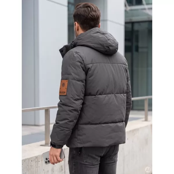  Pánská bunda DSTREET1 TX5155 TMAVĚ ŠEDÁ 