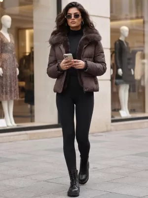 Dámská bunda DSTREET1 TY6100 FIALOVÁ