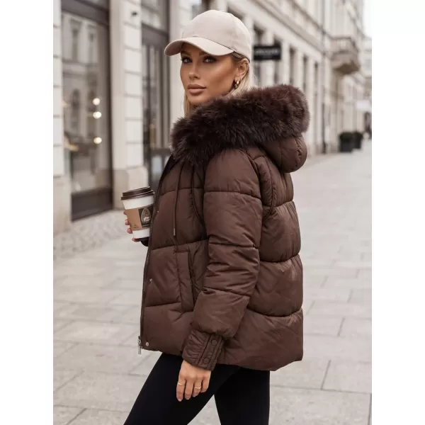  Dámská bunda DSTREET TY5894 HNĚDÁ 
