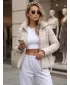 Dámská bunda DSTREET TY5860 SVĚTLE ŠEDÁ