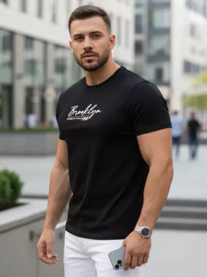 Pánské triko DSTREET RX5403 ČERNÁ
