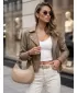 Dámská bunda DSTREET TY5712 BÉŽOVÁ