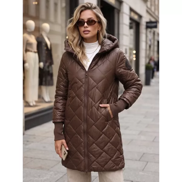  Dámská bunda DSTREET TY5862 HNĚDÁ 