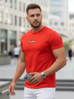 Pánské triko DSTREET RX5423 ORANŽOVÁ