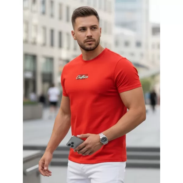  Pánské triko DSTREET RX5423 ORANŽOVÁ 