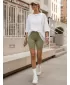 Dámské kraťasy DSTREET SY0567 ZELENÁ