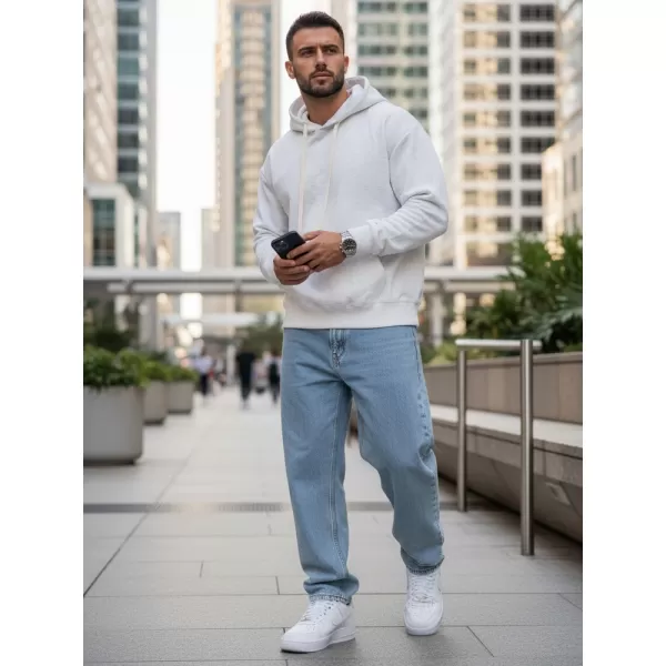  Pánská mikina DSTREET BX5950 SVĚTLE ŠEDÁ 