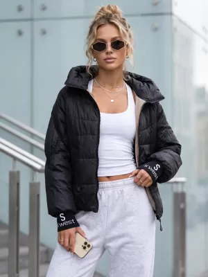 Dámská bunda DSTREET TY5759 ČERNÁ