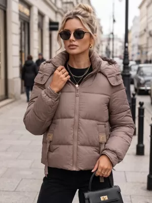 Dámská bunda DSTREET TY5748 BÉŽOVÁ