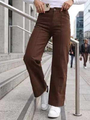 Dámské kalhoty DSTREET UY3091 ČERVENÁ