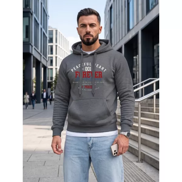  Pánská mikina DSTREET NX5150BX-05-09 TMAVĚ ŠEDÁ 