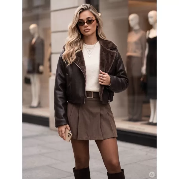  Dámská bunda DSTREET1 TY6122 HNĚDÁ 