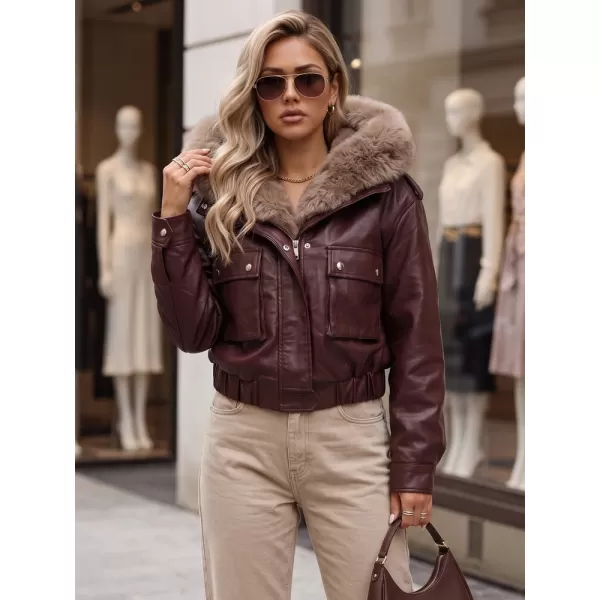  Dámská bunda DSTREET TY5977 BORDOVÁ 