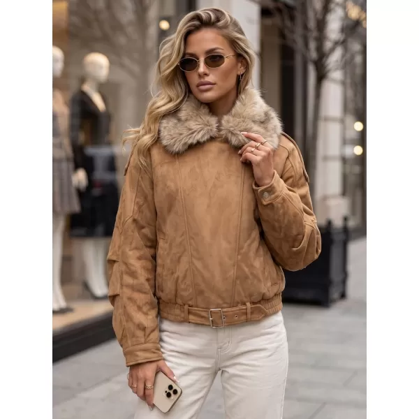  Dámská bunda DSTREET TY5702 KARAMELOVÁ 