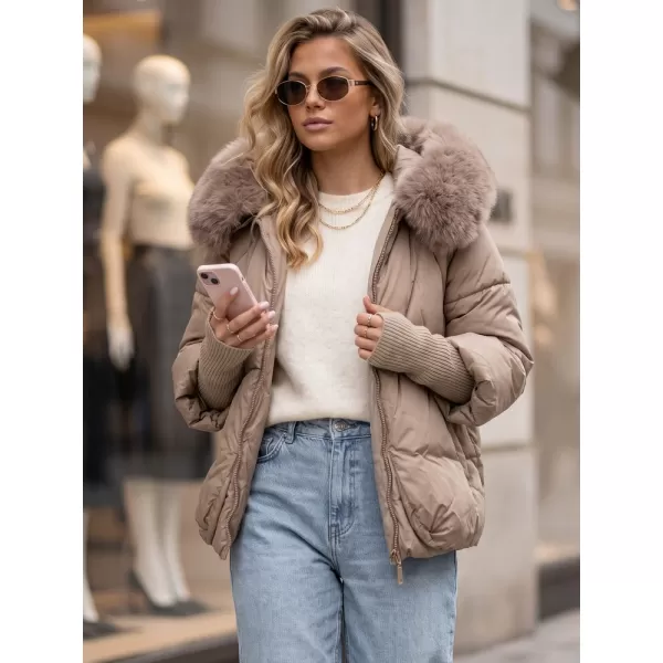  Dámská bunda DSTREET TY5994 BÉŽOVÁ 