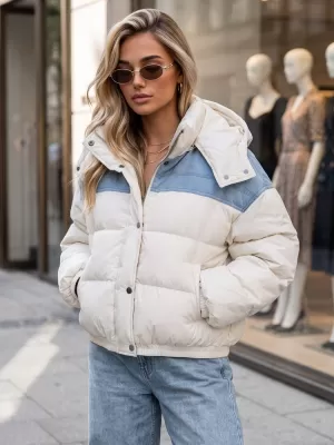 Dámská bunda DSTREET TY6086 ECRU