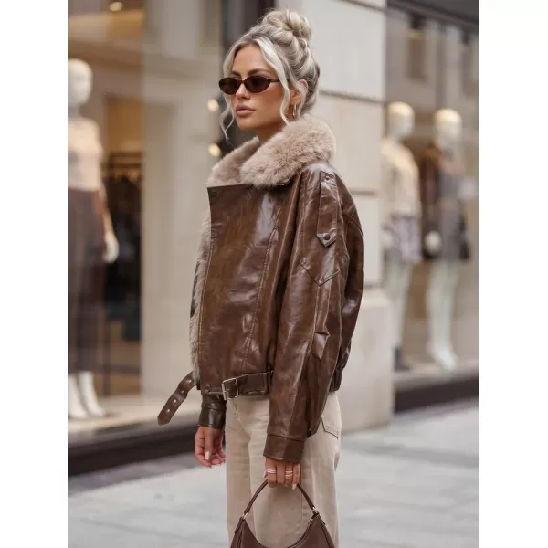  Dámská bunda DSTREET TY5708 HNĚDÁ 