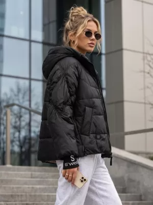Dámská bunda DSTREET TY5759 ČERNÁ